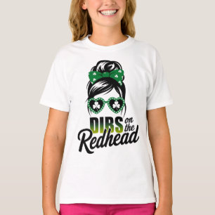 Funny Irish  girl St Patricks Day Shamrock  T-Shirt