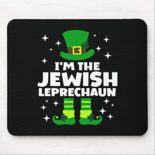 Funny Irish Jewish Leprechaun Happy St Patricks Da Mouse Pad