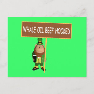 Funny Irish Leprechaun Postcard