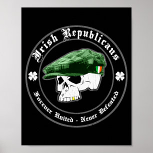 Funny Irish Republicans Vintage Distressed Ireland Poster
