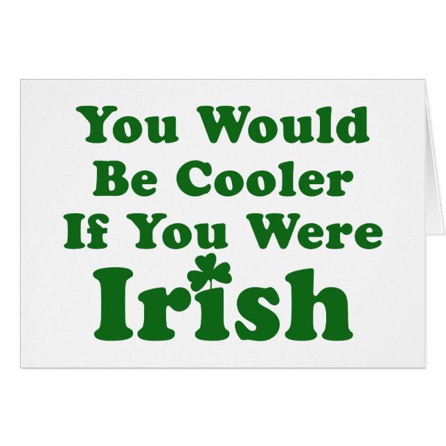 Funny Irish Saying (Front Horizontal)