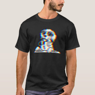 Funny Irish Setter DJ Glitch Rave EDM Music Party T-Shirt