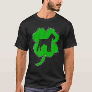 Funny Irish Shamrock Giant Schnauzer Dog St Patric T-Shirt