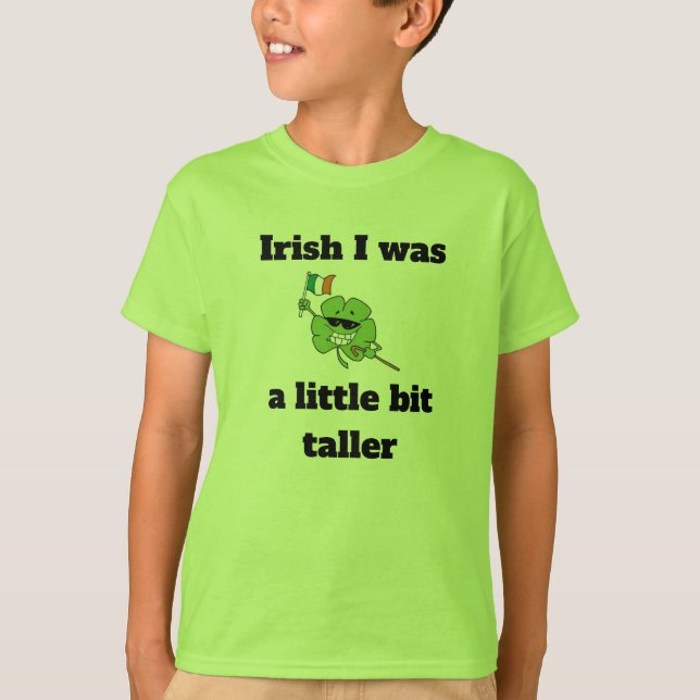 Funny Irish Shamrock St. Saint Patrick's Day Shirt (Front)