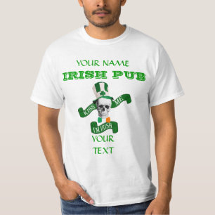 Funny Irish skull  St Pat's day T-Shirt