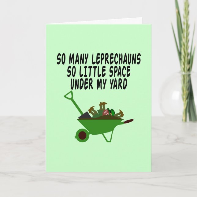 Funny Irish slogan Card (Front)