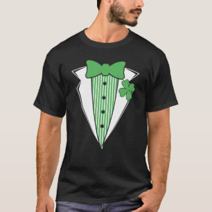 Funny Irish Tuxedo St Patrick's Day Irish St Paddy T-Shirt
