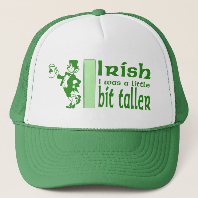 Funny Irish Wish Leprechaun Hat (Front)