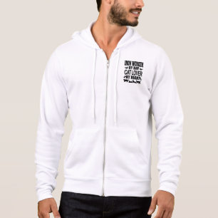 Funny Iron Worker by Day Cat Lover by Night Hoodie