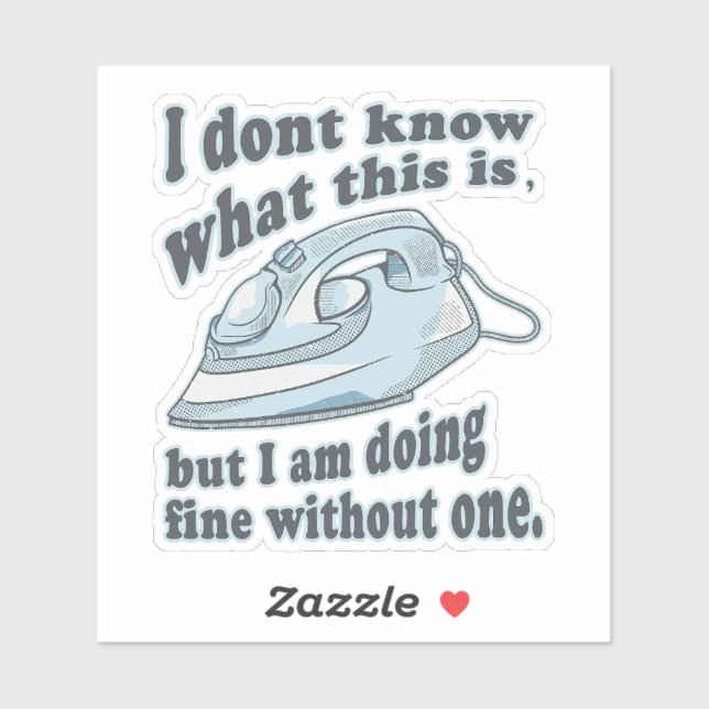 Funny ironing design I hate ironing (Sheet)