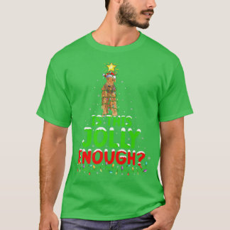 Funny Is This Jolly Enough Airedale Terrier Christ T-Shirt