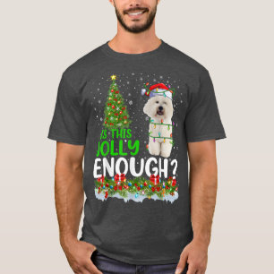 Funny Is This Jolly Enough Santa Bichon Frise Chri T-Shirt