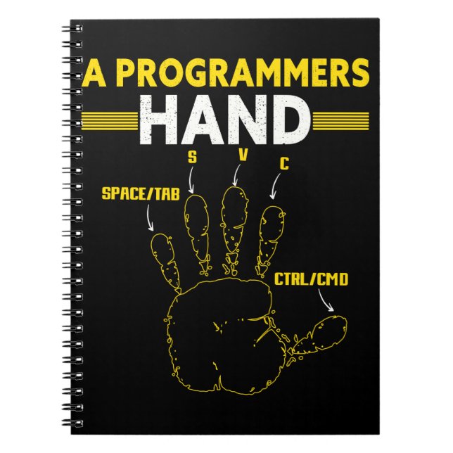 Funny IT Developer Nerd Programmer Coding Notebook (Front)