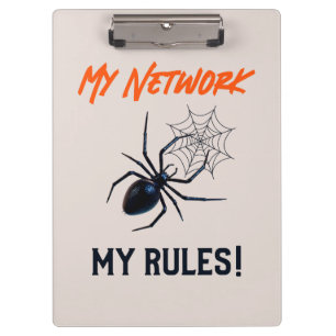 Funny IT Network Admin Humour Gift Clipboard