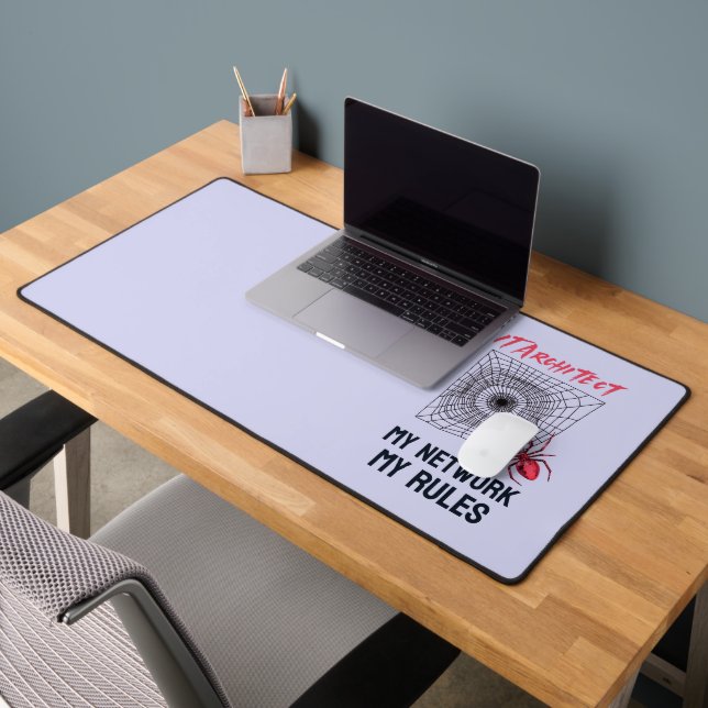 Funny IT Network Admin Humour Gift Desk Mat (Office 2)