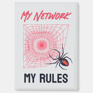 Funny IT Network Admin Humour Gift Magnet