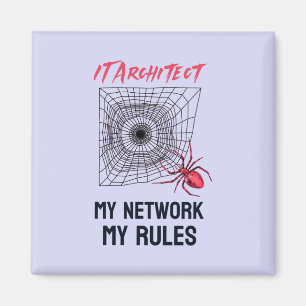 Funny IT Network Admin Humour Gift Magnet