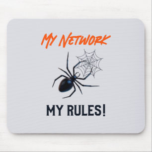 Funny IT Network Admin Humour Gift Mouse Pad