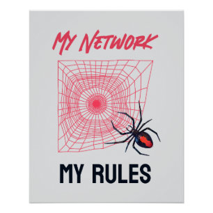 Funny IT Network Admin Humour Gift Poster