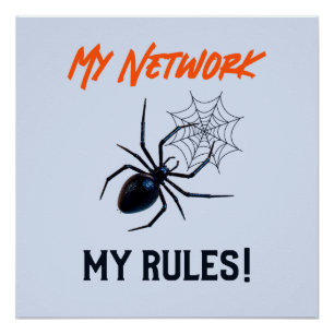 Funny IT Network Admin Humour Gift Poster