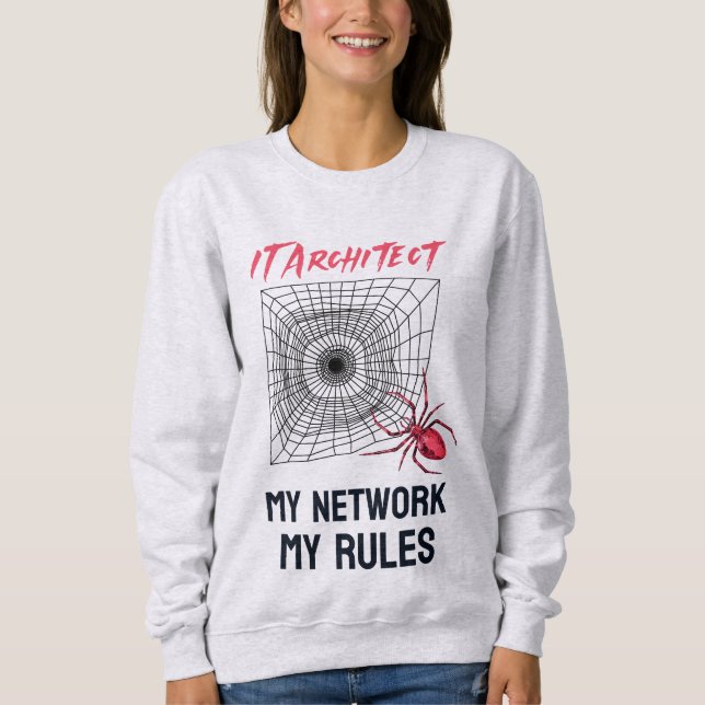 Funny IT Network Admin Humour Gift Sweatshirt (Front)