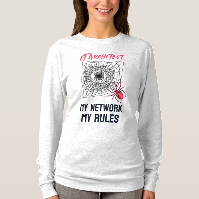 Funny IT Network Admin Humour Gift T-Shirt (Front)