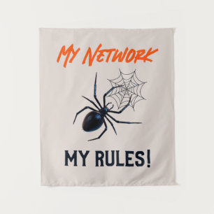 Funny IT Network Admin Humour Gift Tapestry