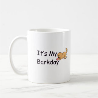 Funny It’s My Barkday Puppy Mug
