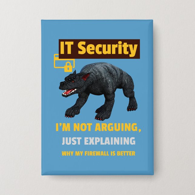Funny IT Security Explaining Tech Humour Design (Front)