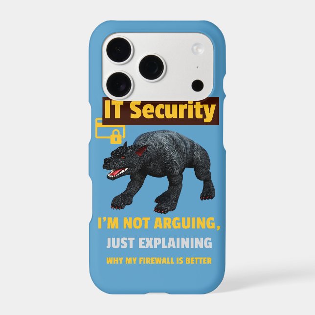 Funny IT Security Explaining Tech Humour Design (Back)