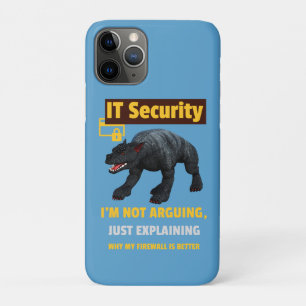Funny IT Security Explaining Tech Humour Design Case-Mate iPhone Case