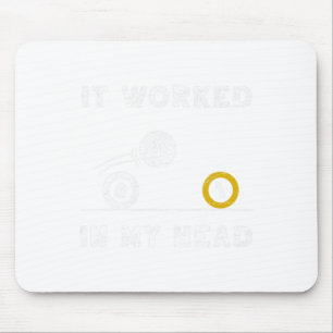 Funny It Worked In My Head Billiard 8 Ball Cue Gif Mouse Pad