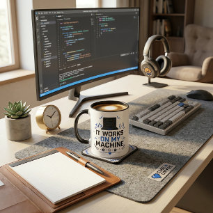 Funny It Works On My Machine Programmer IT coffee Mug