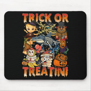 Funny Italian Brain Rot Italian Brainrot Halloween Mouse Pad