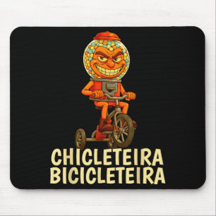 Funny Italian Brainrot Kids Meme Chicleteira Bicic Mouse Pad