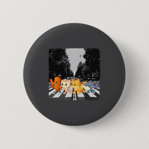 Funny Italian Brainrot Meme Character Crosswalk Vi 6 Cm Round Badge