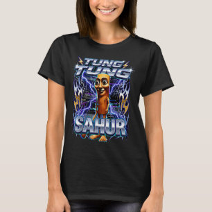 Funny Italian Brainrot Tung Tung Tung Sahur  T-Shirt