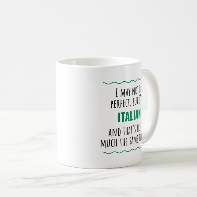 Funny Italian Gift Idea Mug (Front Right)