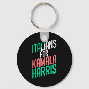 Funny Italians Girls For Kamala Harris Italy 47th Key Ring