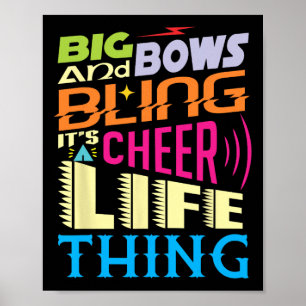 Funny it's A Cheer Life Thing' - Cheerleading Poster