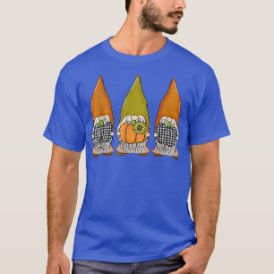 Funny Its Fall Yall Cute Gnomes Pumpkin Autumn Lov T-Shirt