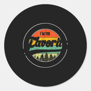 Funny It's I'm The Favorite Son In Law Vintage  Classic Round Sticker