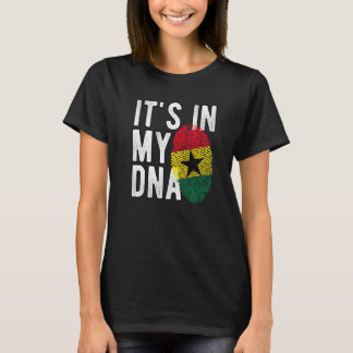 Funny it's in my DNA Ghana flag Fingerprint Premiu T-Shirt