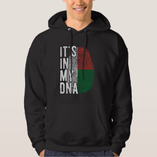 Funny it's in my DNA Madagascar flag Fingerprint 1 Hoodie