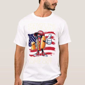 Funny It'S Not The 4Th Of July Until My Weiner Com T-Shirt