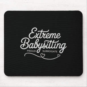 Funny ivf surrogate extreme babysitting pregnancy mouse pad