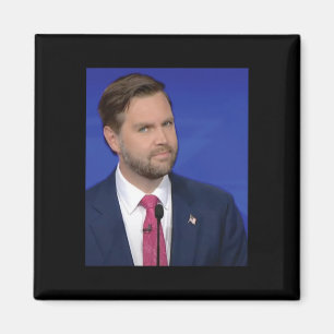 Funny J.d Vance Meme Vice President Debate Face  Magnet