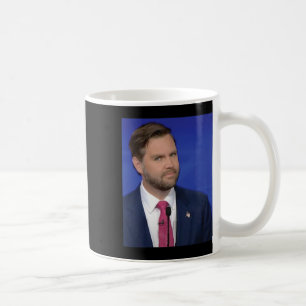 Funny J.d Vance Meme Vice President Dete Face Coffee Mug