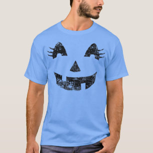 Funny Jack O' Lantern Pumpkin EyeLashes Halloween  T-Shirt