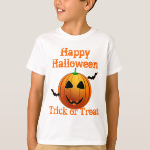 funny jack-o-lantern  trick or treat T-Shirt